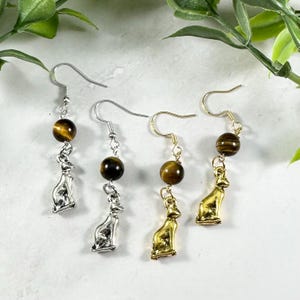 Pendientes Bastet - Diosa gata egipcia, Bastet, Mitología