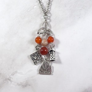 Brigid Necklace, Celtic Goddess, Celtic Pagan, Brigit