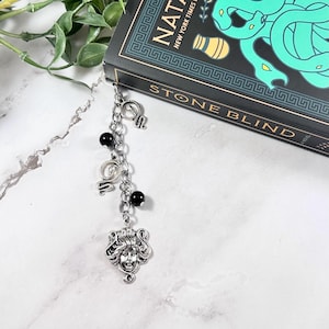 Medusa Bookmark, Greek Mythology, Gorgon, Metal Bookmark, Book Accessory, Hellenic