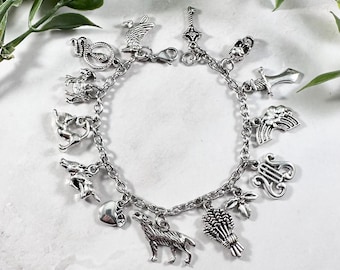 Norse Gods Charm Bracelet: Mythology Jewelry