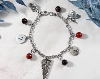 Pulsera con dije de Eir, diosa nórdica, joyería de la mitología nórdica, valquiria
