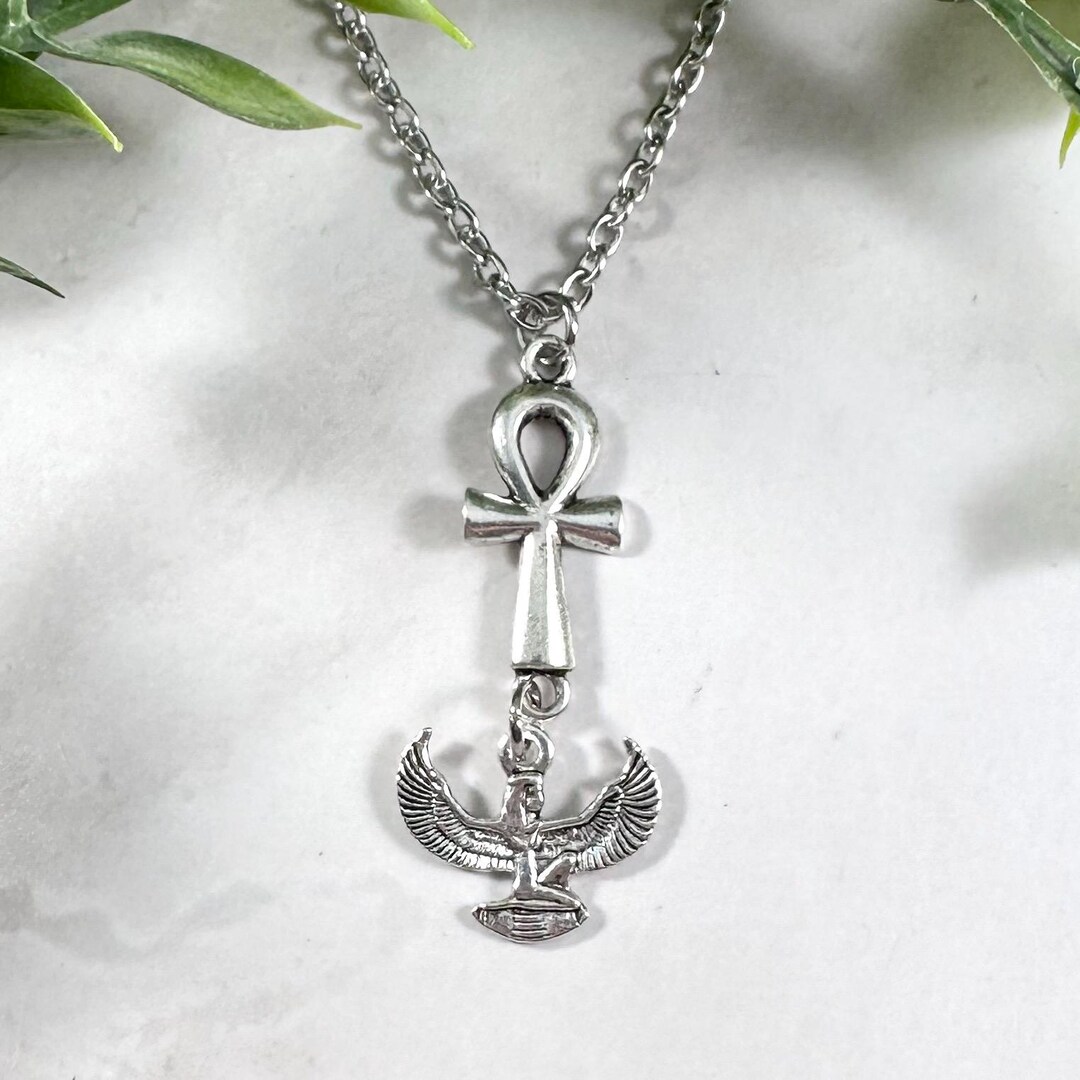 女神イシスのネックレス - エジプトの女神、アセト - Etsy 日本