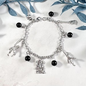 Baba Yaga Charm Bracelet, Slavic Folklore, Slavic Mythology