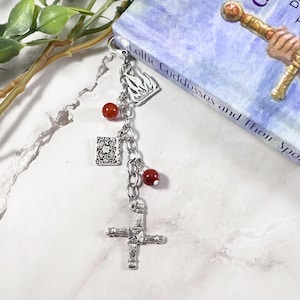 Brigid Bookmark - Brigid’s Cross, Irish Goddess, Celtic Mythology, Book Accessory