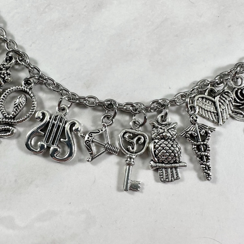 Greek Mythology Charm Bracelet (Deluxe Version) - Olympian Gods & Goddesses image 4