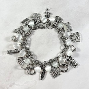 Tortured Poets Charm Bracelet, TTPD, Music Inspired Jewelry