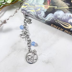 Poseidon Bookmark, Greek God, Greek Mythology, Neptune, God of the Sea, Metal Bookmark, Book Accessory, Hellenic