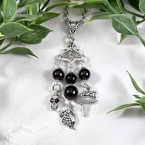 Persephone Necklace, Greek Goddess of the Underworld, Greek Mythology Jewelry, Goddess Jewelry, Persephone Goddess, Hellenic, Pagan