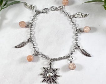 Icarus Charm Bracelet - Greek Mythology Jewelry