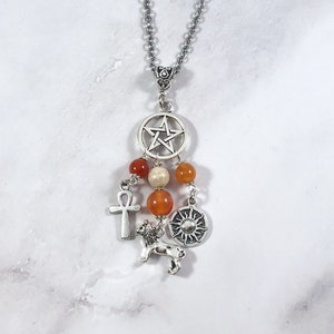 Sekhmet Necklace, Egyptian Lioness Goddess, Kemetic