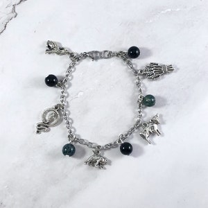 Veles Charm Bracelet, Volos, Slavic God, Slavic Mythology, Pagan, Paganism