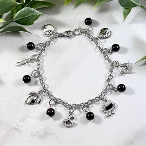 The Trojan War Charm Bracelet - Greek Mythology Jewelry, Homer’s The Iliad, Troy