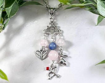 Psyche und Eros Halskette: Griechische Mythologie, Gottheit Schmuck