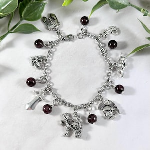 Ares Charm Bracelet - Deluxe Version, Greek God of War, Greek Mythology Jewelry