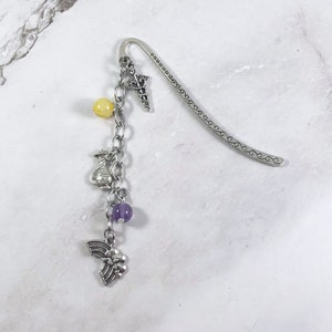 Iris Bookmark, Greek Goddess of the Rainbow, Greek Mythology, Metal Bookmark, Book Accessory, Hellenic