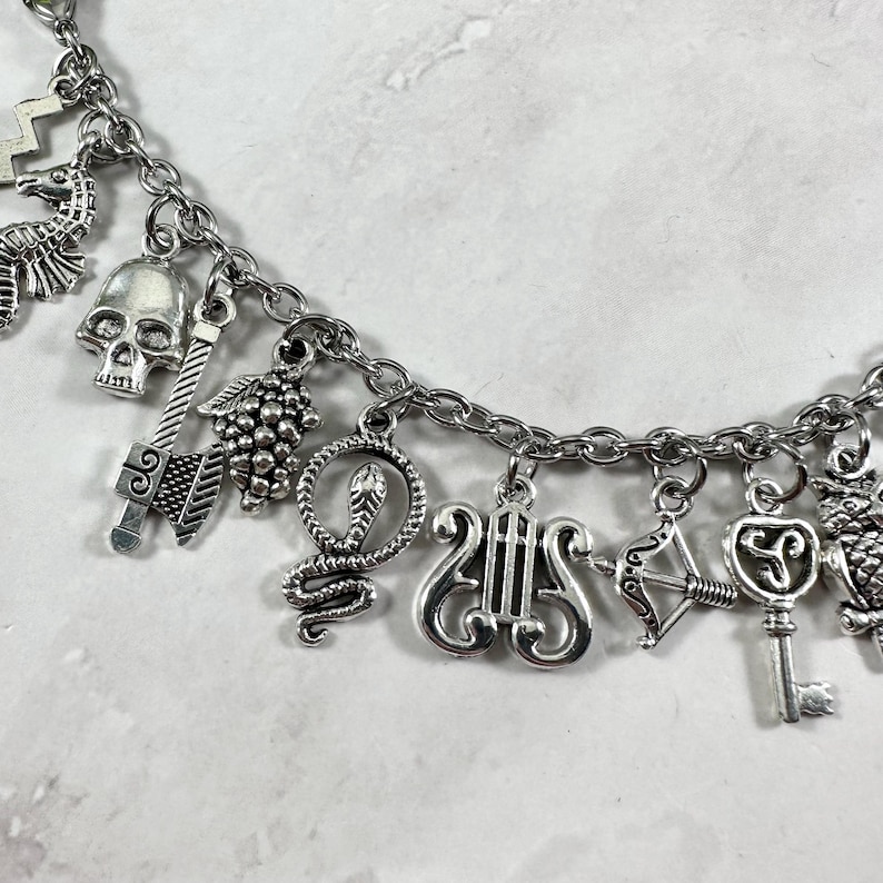 Greek Mythology Charm Bracelet (Deluxe Version) - Olympian Gods & Goddesses image 7