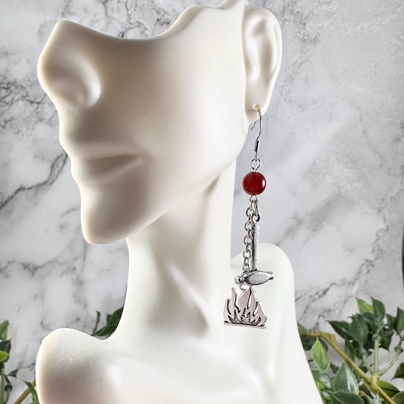 Hephaestus Earrings, Greek God of the Forge, Greek Mythology