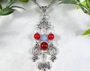Minoan Snake Goddess Necklace: Greek Mythology Jewelry, Ancient Crete