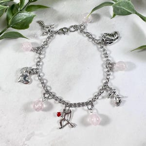Eros Charm Bracelet, Greek God of Love and Desire, Greek Mythology Jewelry