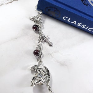 Ares Bookmark, Greek Goddess, Greek Mythology, Mars, Metal Bookmark, Book Accessory, Hellenic