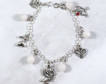 Cupid Charm Bracelet, Roman God of Love