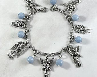 Archangels Charm Bracelet - Michael, Gabriel, Raphael, Uriel, Jophiel, Chamuel, and Zadkiel
