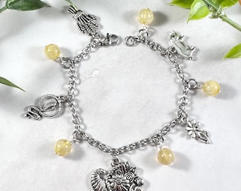 Demeter Charm Bracelet: Greek Goddess of the Harvest