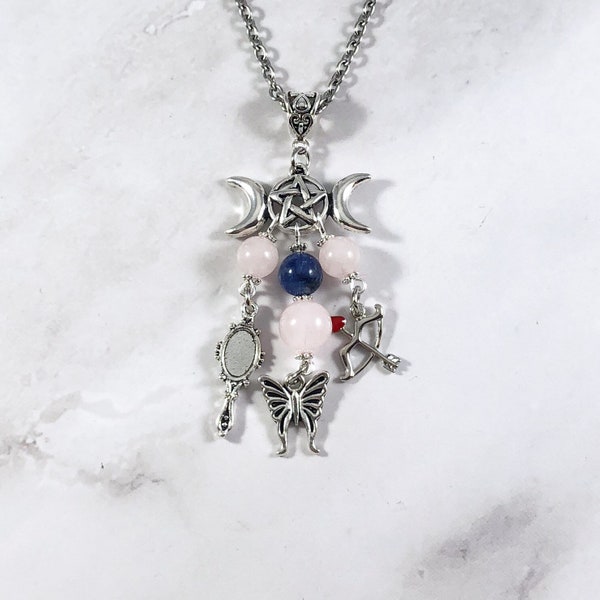 Psyche Necklace, Greek Goddess of the Soul, Greek Mythology Jewelry