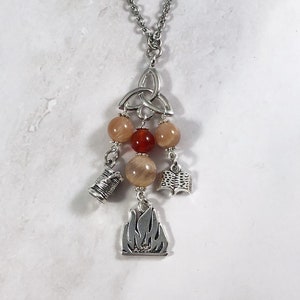 Brigid Necklace, Celtic Goddess, Celtic Mythology, Brigit, Pagan