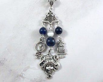 Athena Pendant Necklace - Greek Mythology Jewelry