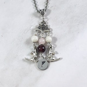 Freyja Pendant Necklace: Norse Pagan Jewelry