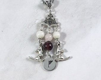 Freyja Pendant Necklace: Norse Pagan Jewelry