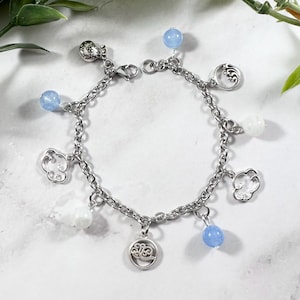 Aeolus Charm Bracelet - Keeper of the Winds, Greek Mythology Jewelry, The Odyssey