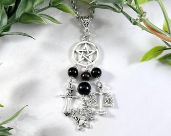 Nemesis Necklace, Greek Goddess of Retribution, Greek Mythology Jewelry