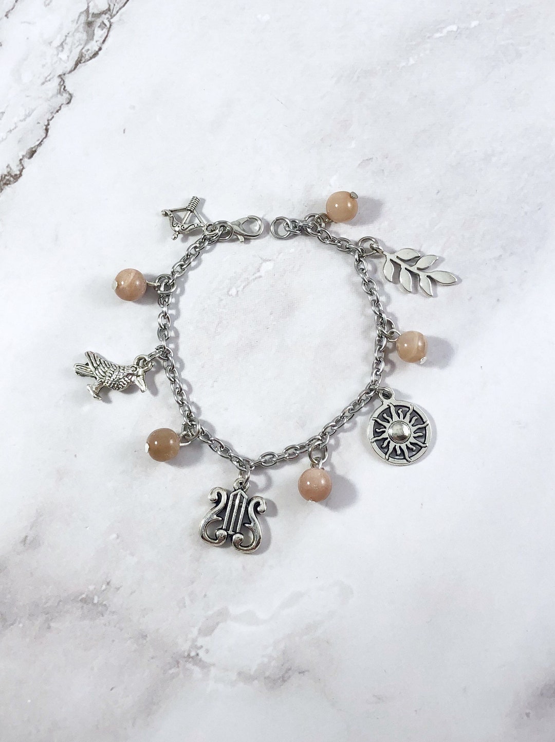 Apollo Charm Bracelet Greek Mythology Jewelry Apollon pic image