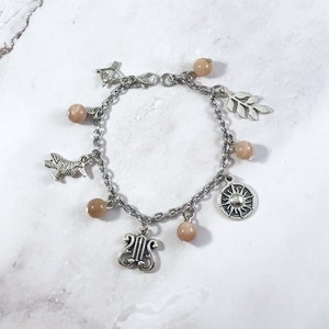 Apollo Charm Bracelet, Greek Mythology, Jewelry, Apollon, Hellenic - Etsy