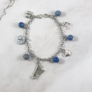 Bragi Charm Bracelet, Norse God