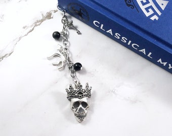 Hades Bookmark, Greek God, Greek Mythology, Underworld, Persephone, Metal Bookmark, Book Accessory, Hellenic