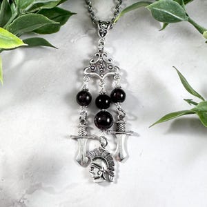 Ares Necklace, Greek Mythology Jewelry, Mars, Hellenic