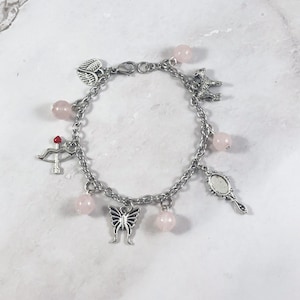 Psyche Charm Bracelet, Greek Mythology Jewelry, Greek Goddess, Cupid, Eros, Hellenic,