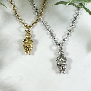 Goddess of Willendorf Necklace, Venus of Willendorf