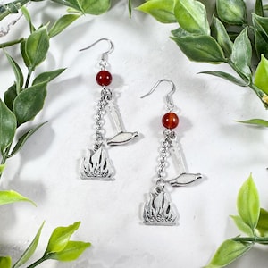 Hephaestus Earrings, Greek God of the Forge, Greek Mythology Jewelry