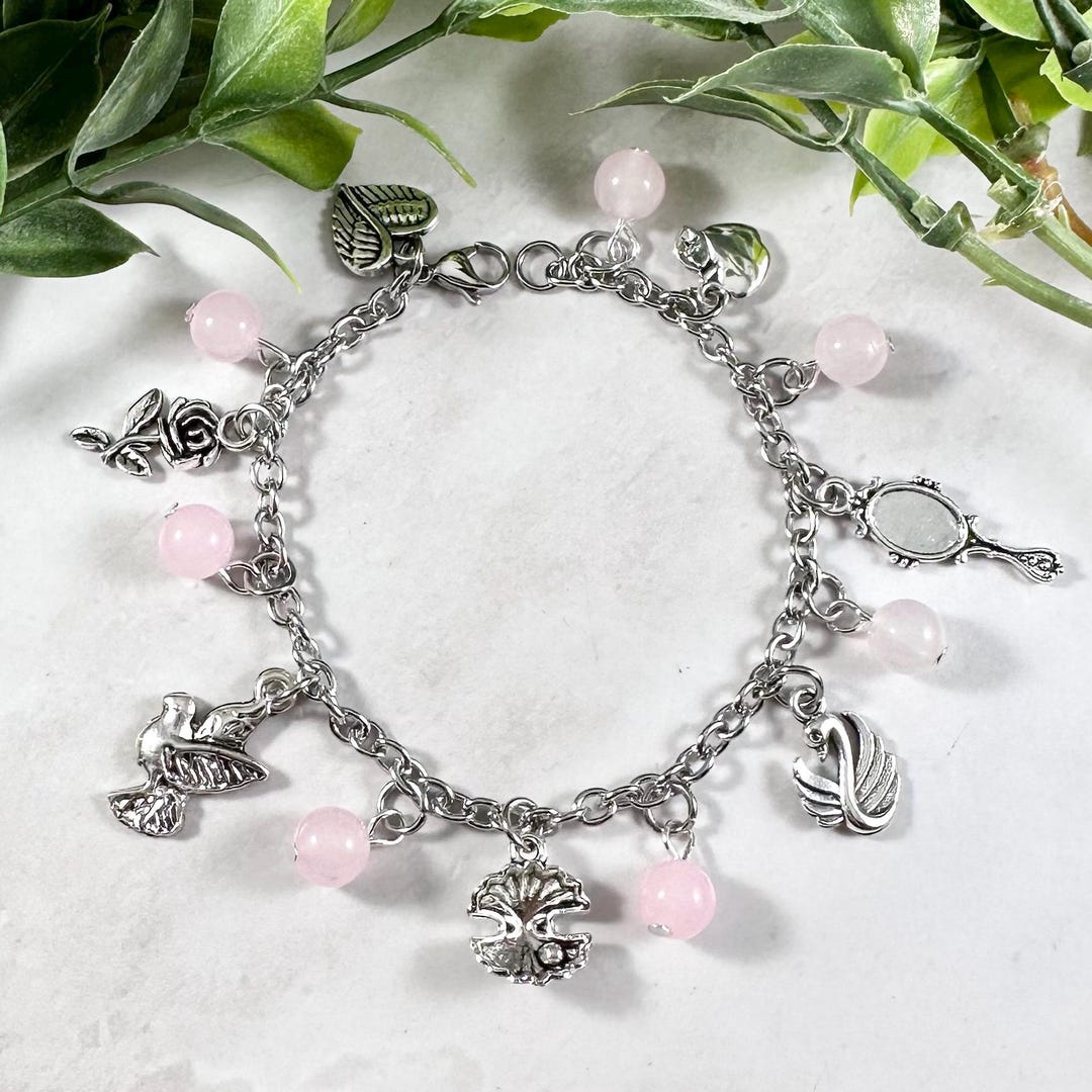 Aphrodite Charm Bracelet - Deluxe Version, Greek Mythology Jewelry