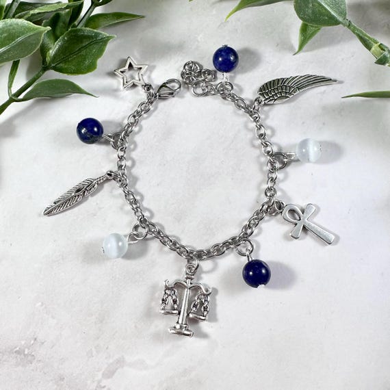 Ma'at Charm Bracelet: Egyptian Goddess of Cosmic Order