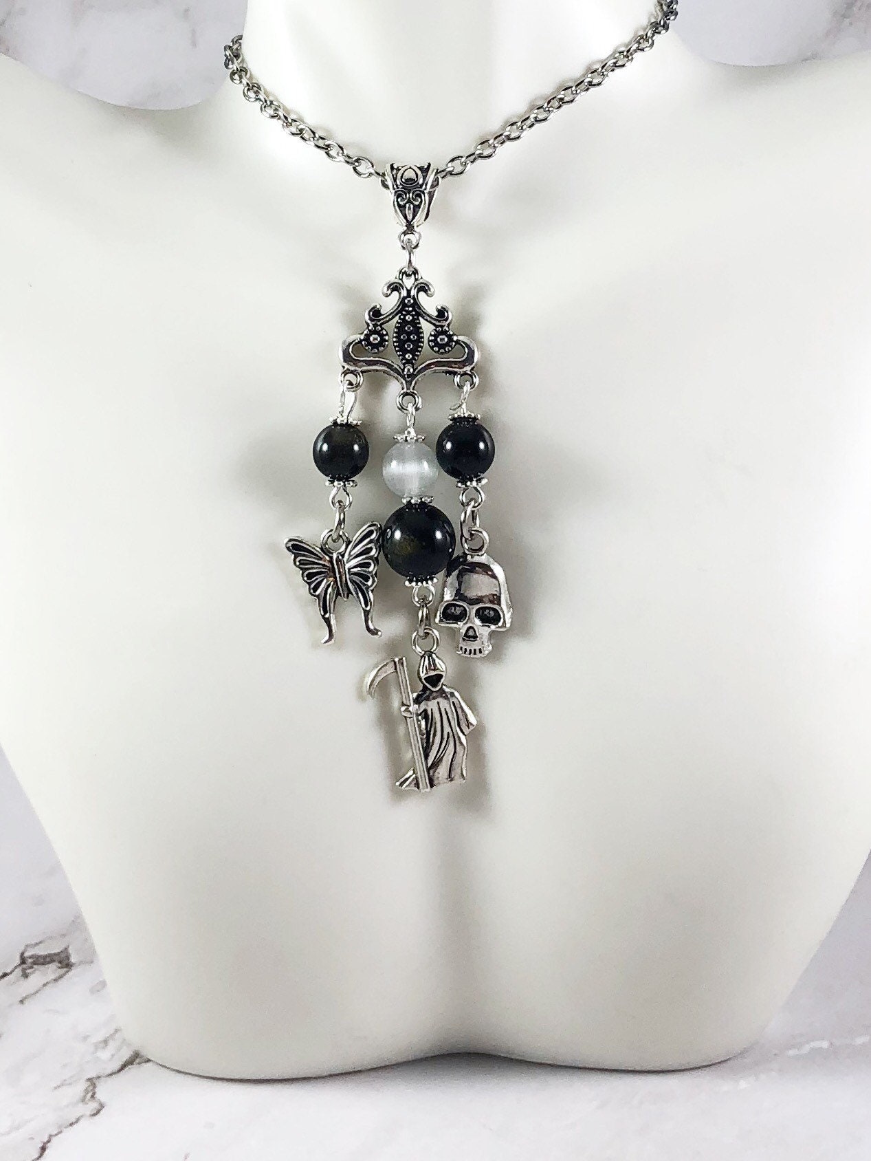 Thanatos Necklace - Etsy