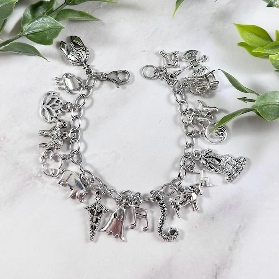 The Odyssey Charm Bracelet - Greek Mythology Jewelry, Odysseus, Homer