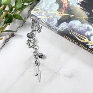 Zeus Charm Bookmark: Greek Mythology Book Accessory