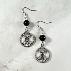 Lucifer Sigil Earrings