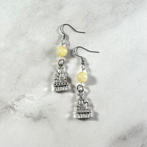 Fairytale Castle Earrings with Citrine