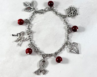 All Too Well Charm Bracelet, Music Inspired Jewelry